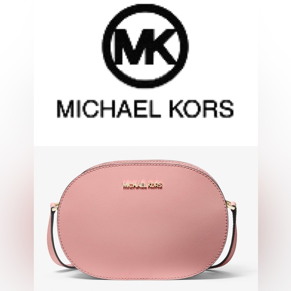 NWT Michael Kors Jet Set Travel Medium Saffiano Leather Crossbody Bag